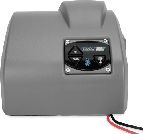 Vista 4 de Trac Outdoors Deckboat 40 AutoDeploy-G3 - Cabrestante de anclaje eléctrico - Anclajes de hasta 40 libras - Incluye 100 pies de cuerda de anclaje