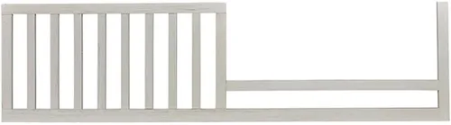 Vista 11 de Riel de seguridad para cama infantil Evolur para cunas convertibles de bebé, riel de madera maciza para conversión de cuna convertible a cama Blanco
