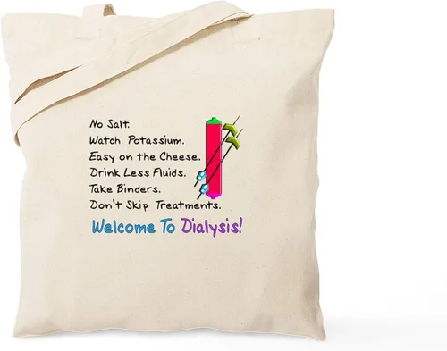 Vista 12 de CafePress Dialysisisabigpain - Bolsa de lona natural, bolsa de compras de tela, Caqui