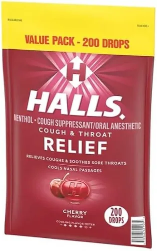 Vista 3 de Halls Gotas para la tos de cereza, 200