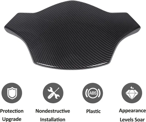Vista 7 de Cubierta interior de tablero de instrumentos de fibra de carbono ABS para Mazda MX-5 ND 2015-2023 (fibra de carbono)
