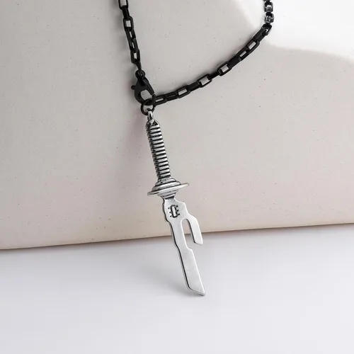 Vista 3 de LOTR Necklace Lord of the Rings Necklace Lord of the Ring Ring Necklace the Ring of Power Jewelry Narsil Necklace Broken Sword Necklace for Men Boys