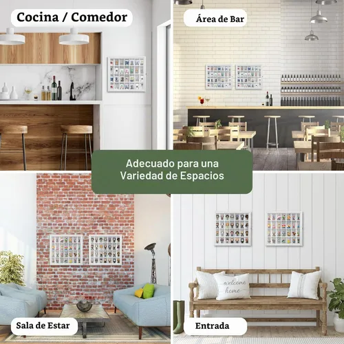 Vista 2 de Vitrina de vidrio de chupito de madera maciza, vitrina grande para coleccionables, accesorios para cuevas de hombre, puerta acrílica con protección
