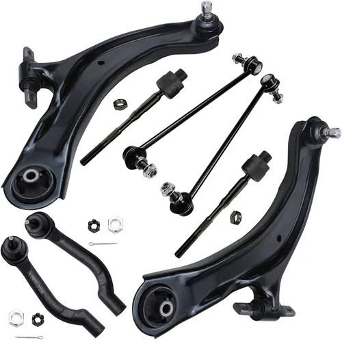 Vista 11 de Detroit Axle - Brazo de control delantero izquierdo para Nissan Rogue 2008-2013, Rogue Select 2014-2015, brazo de control inferior izquierdo