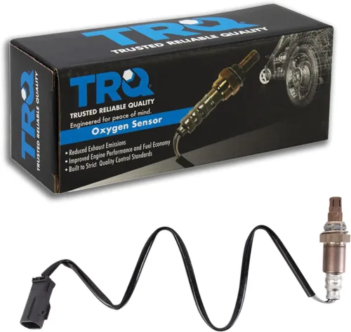 Vista 219 de TRQ Sensor de Oxígeno O2 de 4 Hilos de Banda Estrecha Compatible con VW Atlas 2.0L 2018-21, VW GTI 2.0L 2016-18, Audi A3 Quattro 2.0L 2015-18, VW