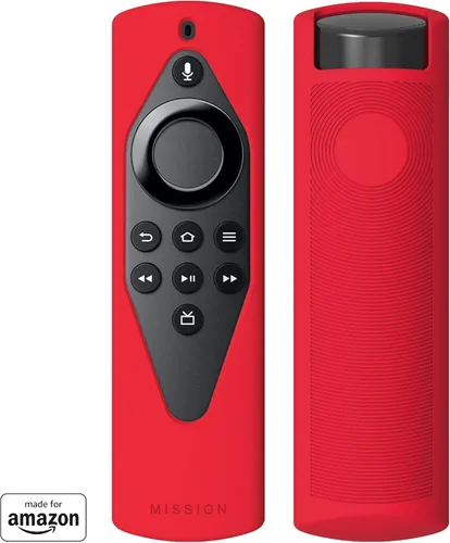 Vista 8 de Funda hecha para Amazon Remote Cover Case, para Alexa Voice Remote Lite Negro