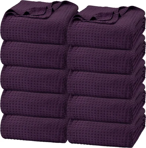 Vista 63 de Utopia Bedding Manta de gofre 100% algodón, tamaño individual, color negro, 90 x 72 pulgadas