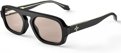 Vista 8 de VISOONE Trendy Square Aviator Sunglasses for Women Men
