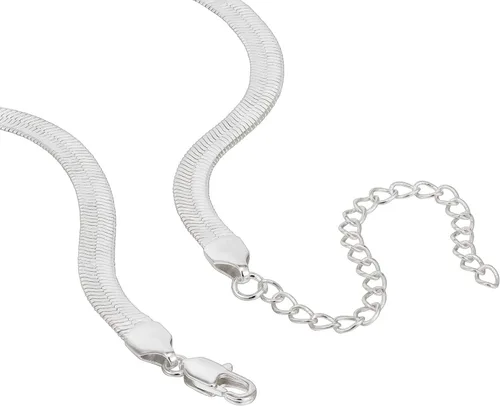 Vista 3 de PAVOI 14K Gold Plated Curb Paperclip Box Sphere Bead Snake Herringbone and Figaro Chain Adjustable Necklace