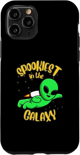 Vista 10 de iPhone 14 Alien Halloween Season Spooky Alien Lover Trick Or Treat Case