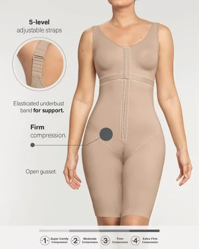 Vista 5 de Modelador de cuerpo esculpido con brasier de soporte de espalda integrado