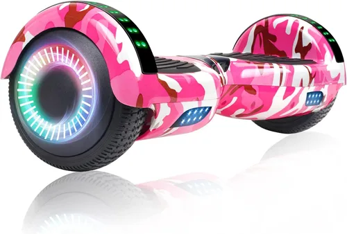 Vista 9 de SISIGAD Patinetes para niños de 7 a 12 años, con altavoz Bluetooth integrado y ruedas de luces coloridas de 6.5 pulgadas, scooter de equilibrio