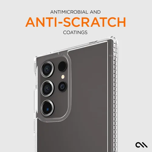Vista 6 de Case-Mate Funda transparente resistente para Samsung Galaxy S24 Ultra [protección contra caídas D3O de 16 pies] [compatible con carga inalámbrica]