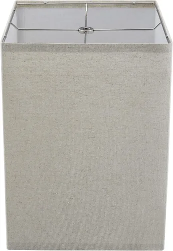 Vista 4 de Aspen Creative 38701, Pantalla de Lámpara Araña Cuadrada Plegable de Diseño Contemporáneo, (10"+10") Superior x (10"+10") Inferior x 14-1/4" de Avena