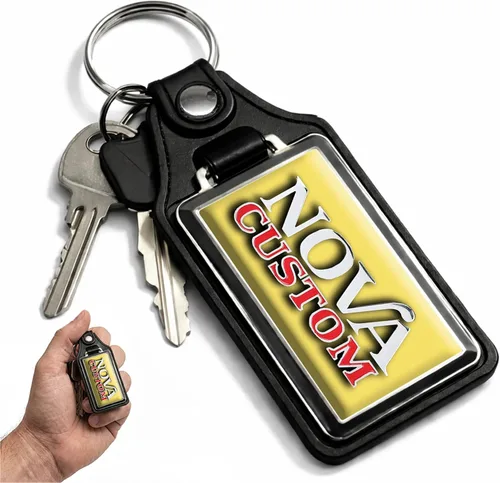 Vista 72 de Brotherhood Car Key Chain for Nova - Classic Models Keychain for Men and Blanco antiguo - Personalizado 1975