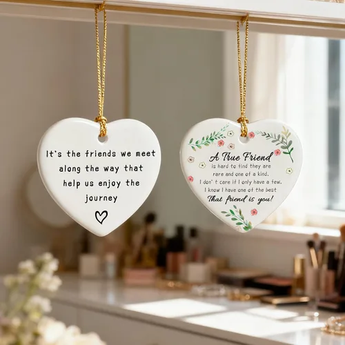 Vista 5 de Un verdadero amigo es difícil de encontrar, son raros y únicos en su especie - Regalo de cumpleaños, Navidad, amistad Regalos para la mejor amiga