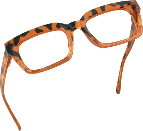 Vista 8 de Eyekepper Gafas de mujer - Gafas de diseño cuadrado de gran tamaño para mujer, color negro