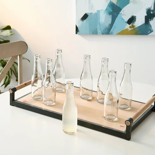 Vista 5 de Botellas transparentes de champaña de 6.3 oz, 24 unidades por caja.