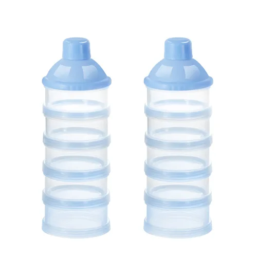 Vista 10 de Accmor dosificadores de leche en polvo para bebés, antiderrames, inteligentes, apilables, contenedor de almacenamiento para viaje, sin bisfenol A, 5
