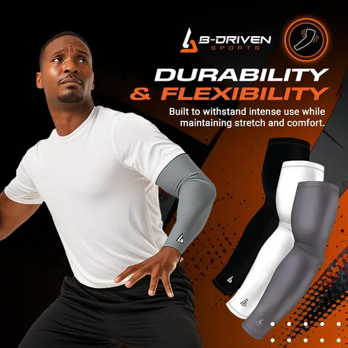 Vista 3 de B-Driven Sports Mangas de enfriamiento con protección solar UV UPF 50 Azul