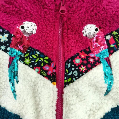 Vista 3 de Disney Encanto - Chaqueta de oveja sintética para niñas