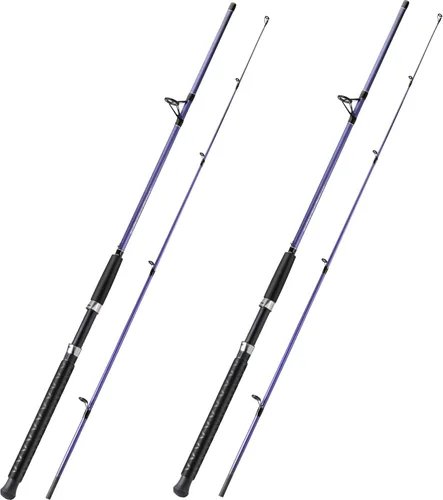 Vista 12 de Sougayilang - Cañas de pescar giratorias, poste de pesca de compuesto de carbono y vidrio fuerte con guías de línea de acero inoxidable para bagres