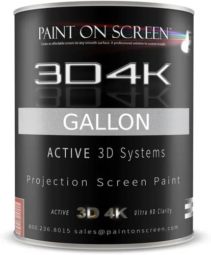 Vista 4 de Pintura para Proyector de Pantalla Paint on Screen Pintura de Pantalla de Proyector de Capa Única de Proyección Corta para Claridad Perfecta
