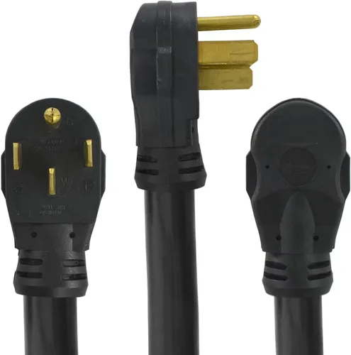 Vista 2 de Conntek Cable de alimentación resistente de 50 amperios RV