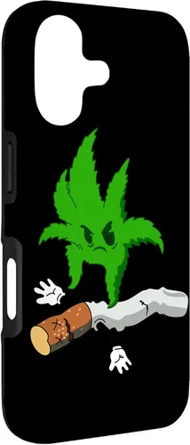 Vista 3 de Rasta Marihuana Pot Leaf Pattern Weed Cannabis Stoner 420 Funda para iPhone 17