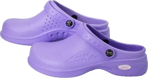 Vista 2 de Natural Uniforms Ultralite - Zuecos para mujer, con correa, para el trabajo médico de enfermería, Multi, 5