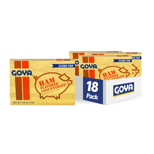 Vista 5 de Goya Foods Concentrado con sabor a jamón, reducido en sodio, 1.41 onzas (paquete de 36)