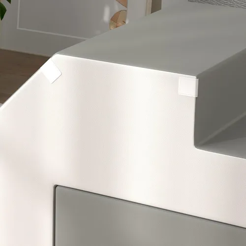 Vista 9 de Qaba - Juguetes de escalada para niños pequeños, bloques de escalada de espuma para edades de 1 a 3 años, color gris claro