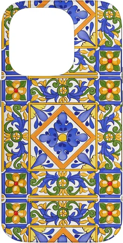 Vista 17 de Sicilian,Italian,Summer,Tiles,Mosaic,Majolica Art Case for iPhone 17
