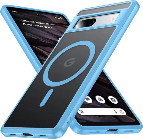 Vista 42 de Serie Soft Touch para Funda Google Pixel 7a, [Antihuellas] [Ajuste Delgado] con Protección Militar Borde de Silicona [A Prueba de Golpes]