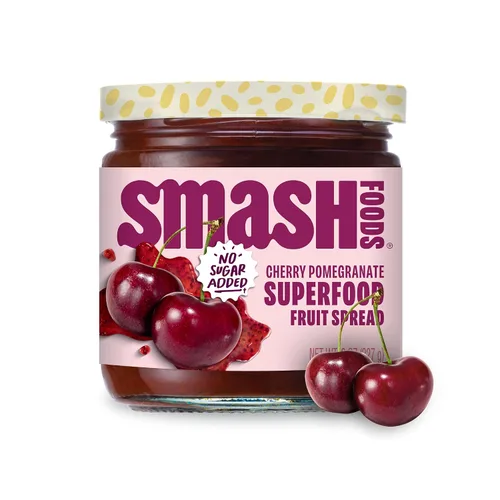 Vista 8 de Smash Foods Mermelada de frutas Mermelada keto sutilmente dulce hecha con bayas reutilizadas y otros ingredientes simples Mermelada de frutas