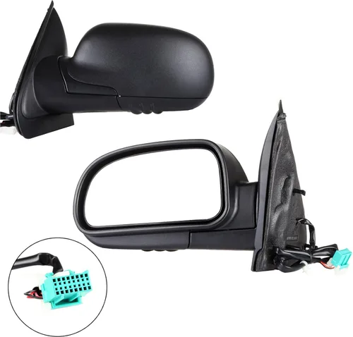 Vista 8 de SCITOO Espejo retrovisor lateral para el lado del conductor compatible con Chevy Trailblazer 2002-2009, 2002-2006 para GMC Envoy, plegado manual