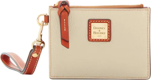 Vista 8 de Dooney & Bourke Bolso de mano, Pebble Grain Zip Top Card Case Wristlet Negro