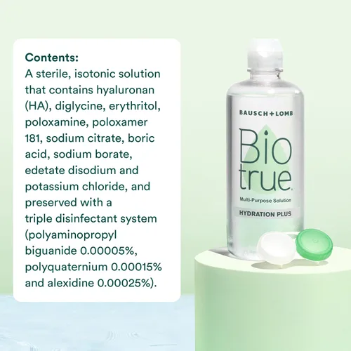Vista 6 de Biotrue Hydration Plus Solución multiusos para lentes de contacto blandas 4