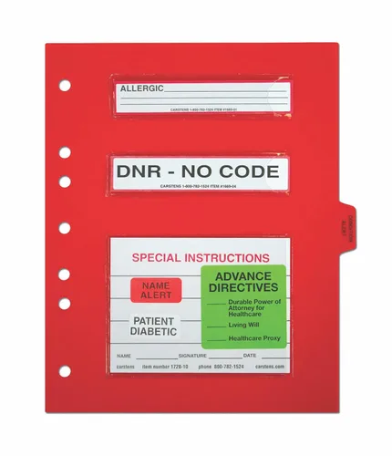 Vista 34 de Carstens - Heavy Duty Misc. Records Plastic Ring Binder Dividers, Side Tab, 1/9 Cut, Tab 5 Position, US Letter, Case of 50, (2616-59CS) - Ideal