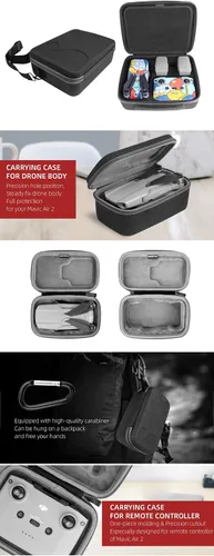 Vista 9 de Bolsa de viaje portátil para Mavic Air 2, Bolsa de kit