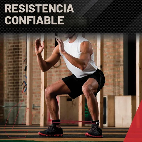 Vista 3 de Lifeline Monster Walk - Bandas de resistencia para la parte inferior del cuerpo, puños de tobillo