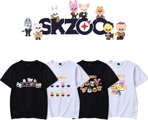 Vista 2 de Camiseta para niños callejeros Felix Hyunjin Changbin Seungmin Camiseta de dibujos animados