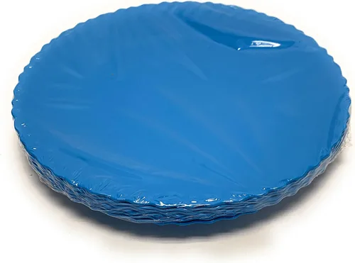 Vista 22 de Mintra Home Colección Curly (Plato de 9.75 pulgadas - 12 piezas, Azul)