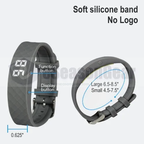 Vista 3 de VB80 - Reloj vibratorio con 12 alarmas, vibración silenciosa, sistema Shake-N-Wake, recordatorio de medicamentos para TDAH