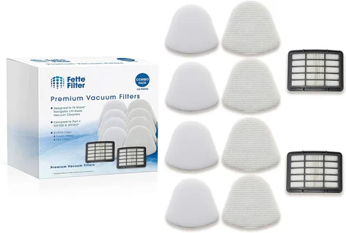 Vista 7 de Fette Filter Filtros para Shark Vacuum Navigator Lift-away ZU503AMZ, NV350, NV351, NV352, NV355, NV356E, NV357, NV360, NV370, NV391, UV440, UV490