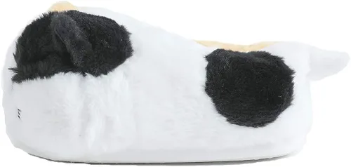 Vista 5 de Millffy Pantuflas de invierno para mujer, pantuflas de felpa con diseño de gato cálido