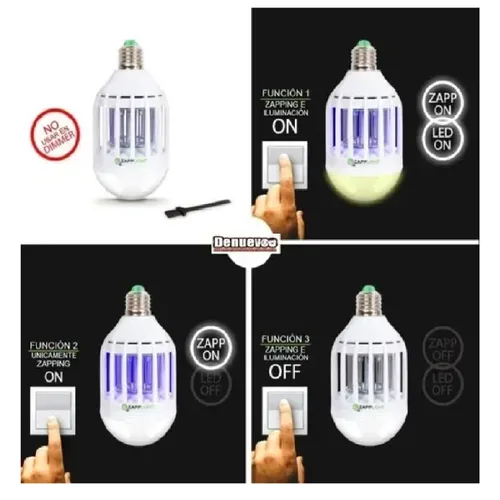 Vista 4 de BOMBILLOS DE MOSQUITO 15 W MORADO