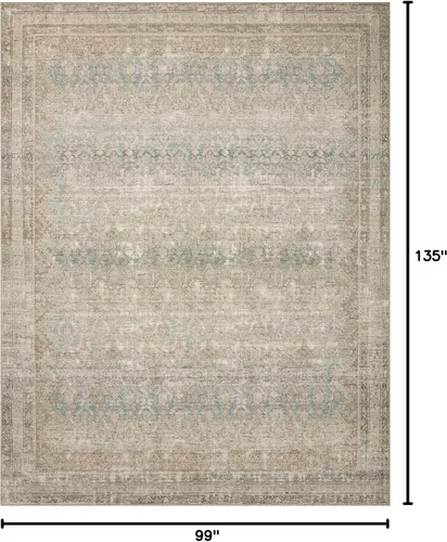Vista 86 de Loloi Angela Rose Aubrey Collection AUB-02 - Alfombra decorativa de 2 pies 3 pulgadas x 3 pies 9 pulgadas, altura de pelo 0,19 pulgadas, diseño