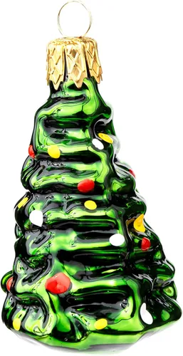 Vista 31 de Adorno de Navidad de ángel mini de vidrio soplado hecho a mano de Polish Gallery