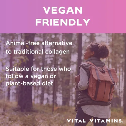 Vista 6 de Vital Vitamins Suplemento de colágeno vegano + NAD+